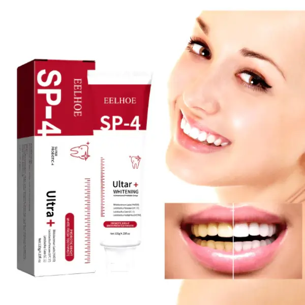 Yayashi SP-4 ultra whitening toothpaste probiotic stain remover 120g