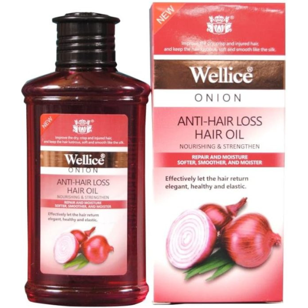 Shop Now! Wellice Onion Hair Oil – Anti Hair Loss & Hair Growth Formula (150ml)